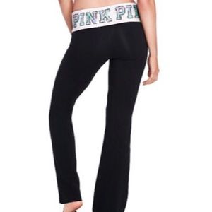 Bling Fold Over Yoga Pants 